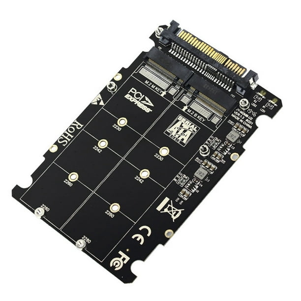 M.2 SSD toU.2 Adapter 2 in 1 M.2 NVMe Key B/M NGFF SSD Adapter PCIe M2 Converter
